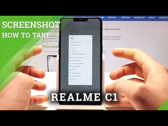 Video thumbnail for How to Take Screenshot in REALME C1 - Capture Screen