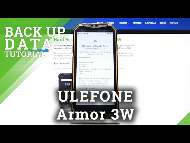 Video thumbnail for How to Enable Google Backup in ULEFONE Armor 3W – Find Backup Options