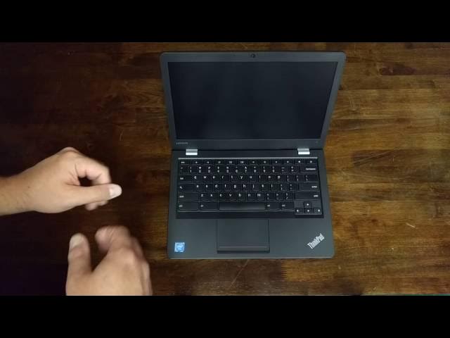 Video thumbnail for Lenovo Thinkpad Chromebook 13 Unboxing and Hands On