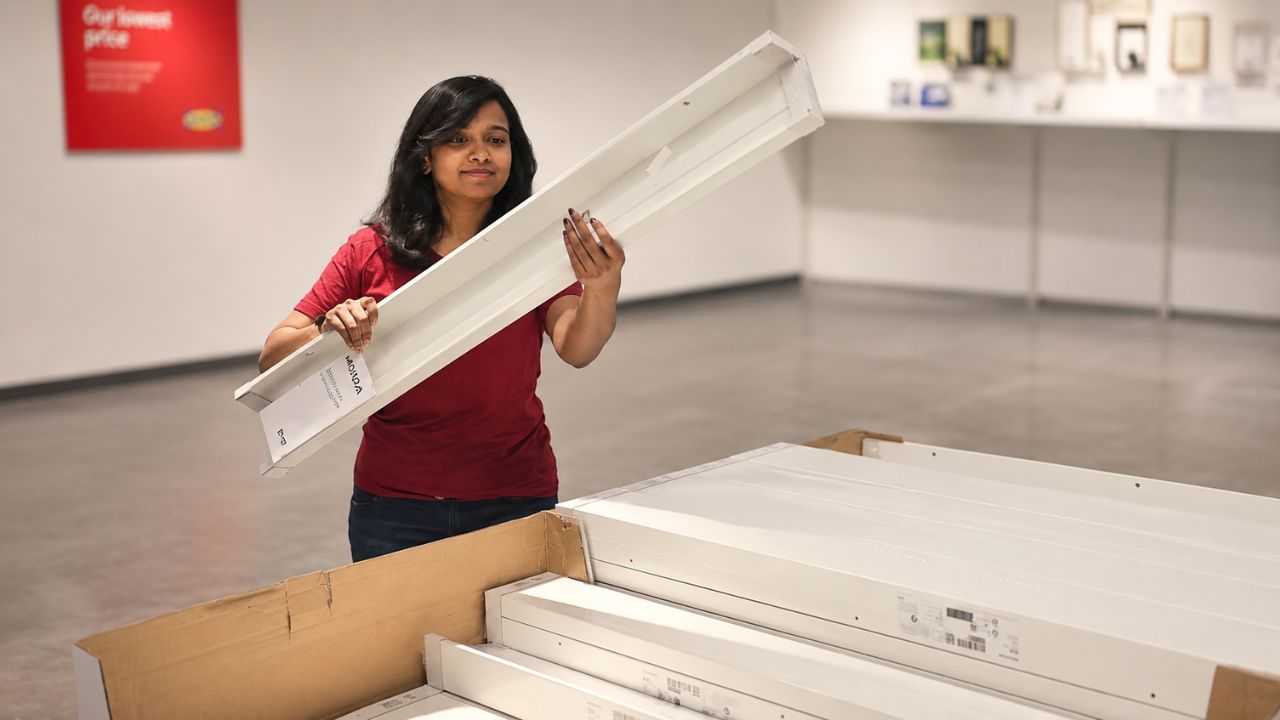 Video thumbnail for She Turns A $19 IKEA Ledge Into A Show-Stopping Living Room Upgrade!