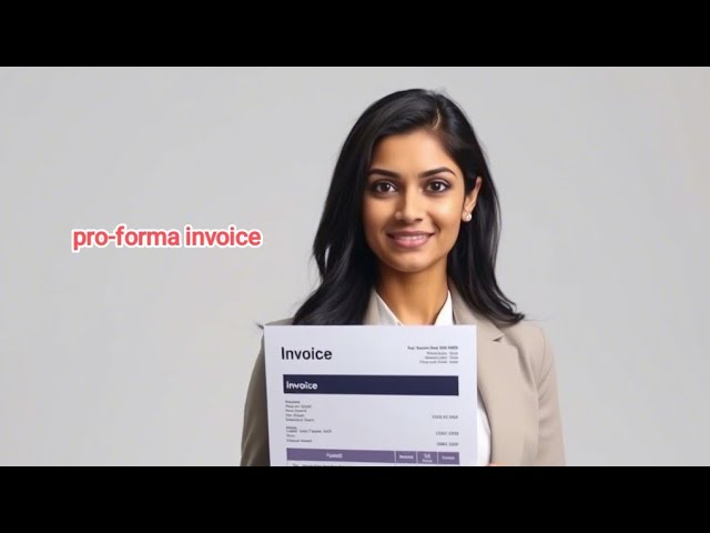 Video thumbnail for Understanding the proforma invoice in international export business