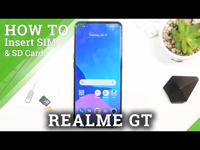 Video thumbnail for How to Insert Nano SIM & Micro SD Cards in REALME GT – SIM & SD Installation
