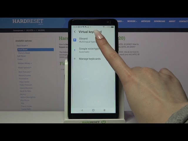 Video thumbnail for Activate / Adjust Auto-Correction Function - ALCATEL 1B (2020)