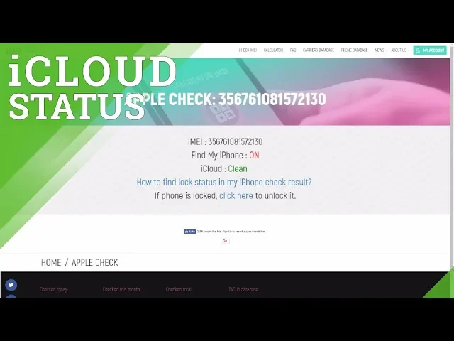 Video thumbnail for How to Check iCloud Status - Free Checker of iCloud Protection / Find My iPhone Info