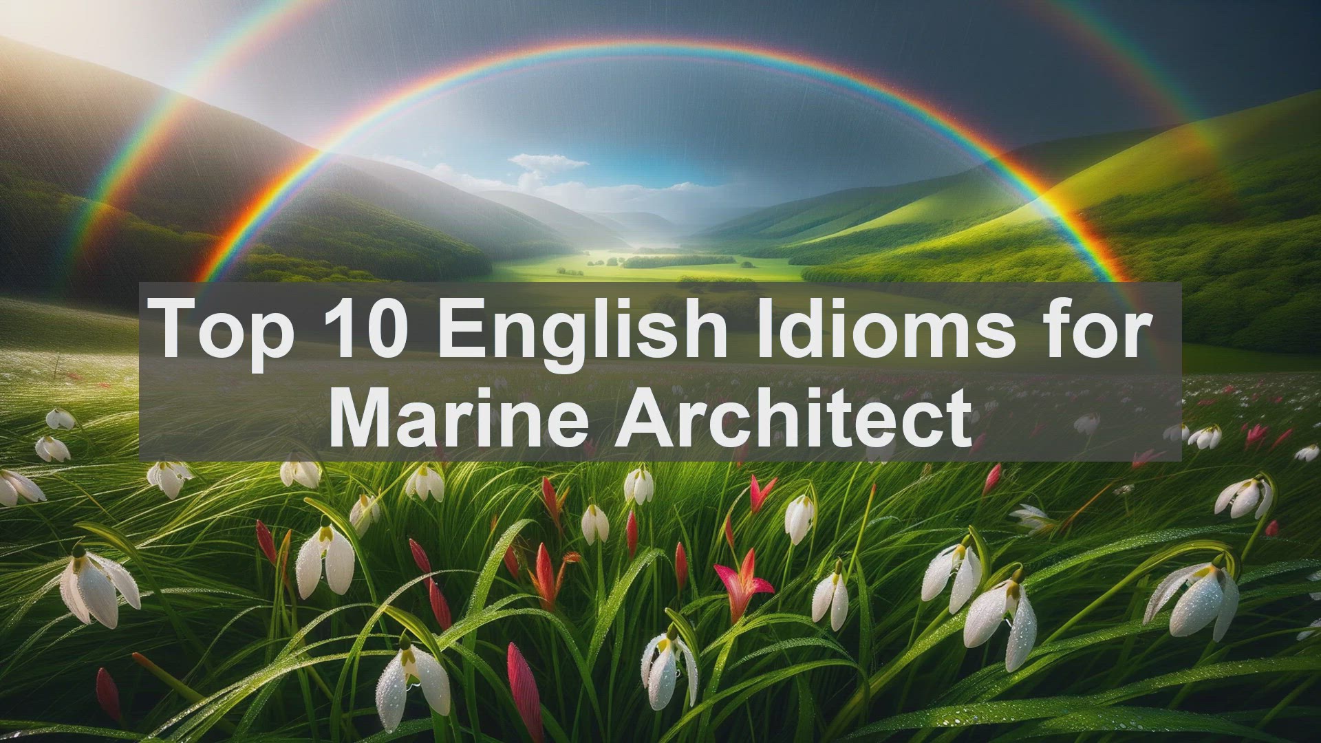 'Video thumbnail for Top 10 English Idioms for Marine Architect'