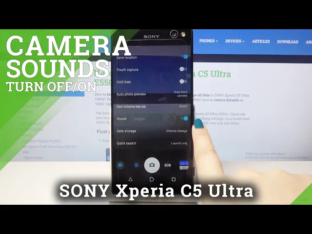 Video thumbnail for How to Enable/Disable Camera Sound in SONY Xperia C5 Ultra – Manage Camera Sounds
