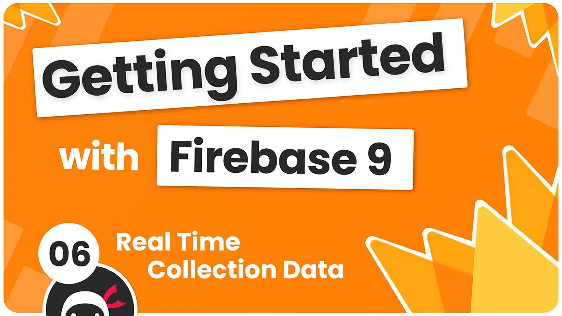 'Video thumbnail for Getting Started with Firebase 9 #6 - Real Time Collection Data'