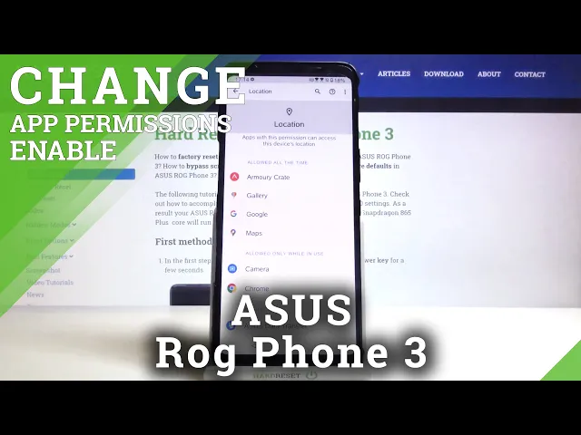 Video thumbnail for How to Manage Apps Permissions in ASUS Rog Phone 3?