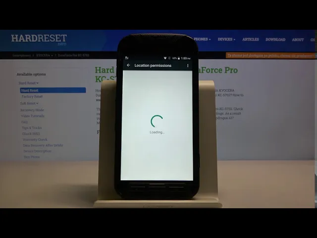 Video thumbnail for How to Manage App Permission Settings in Kyocera DuraForce Pro - Find App Permission Options