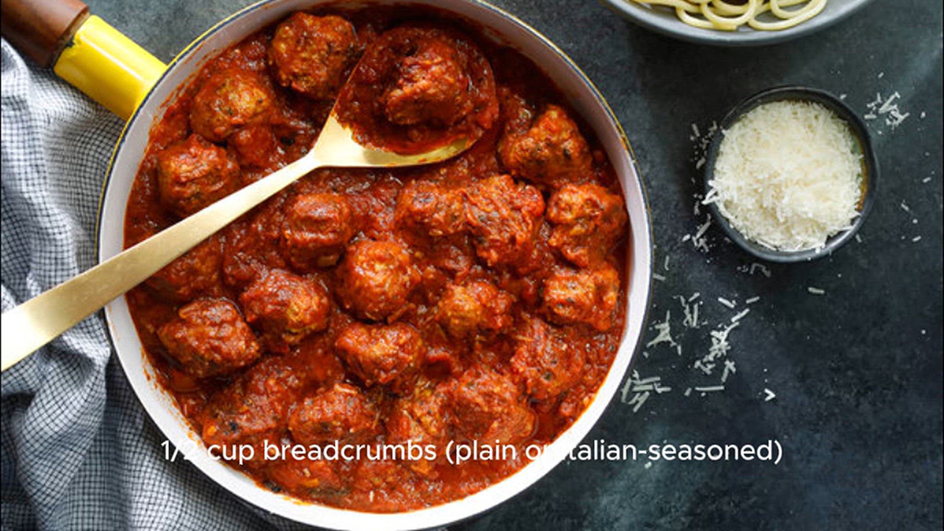 'Video thumbnail for Turkey Meatballs Recipe'