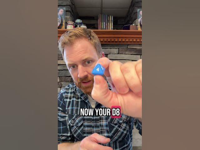 Video thumbnail for d8 and d10 can be easily confused. #dnd