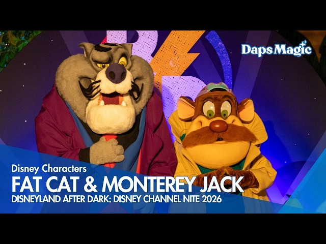 Video thumbnail for Fat Cat & Monterey Jack | Disneyland After Dark: Disney Channel Nite 2026   4K