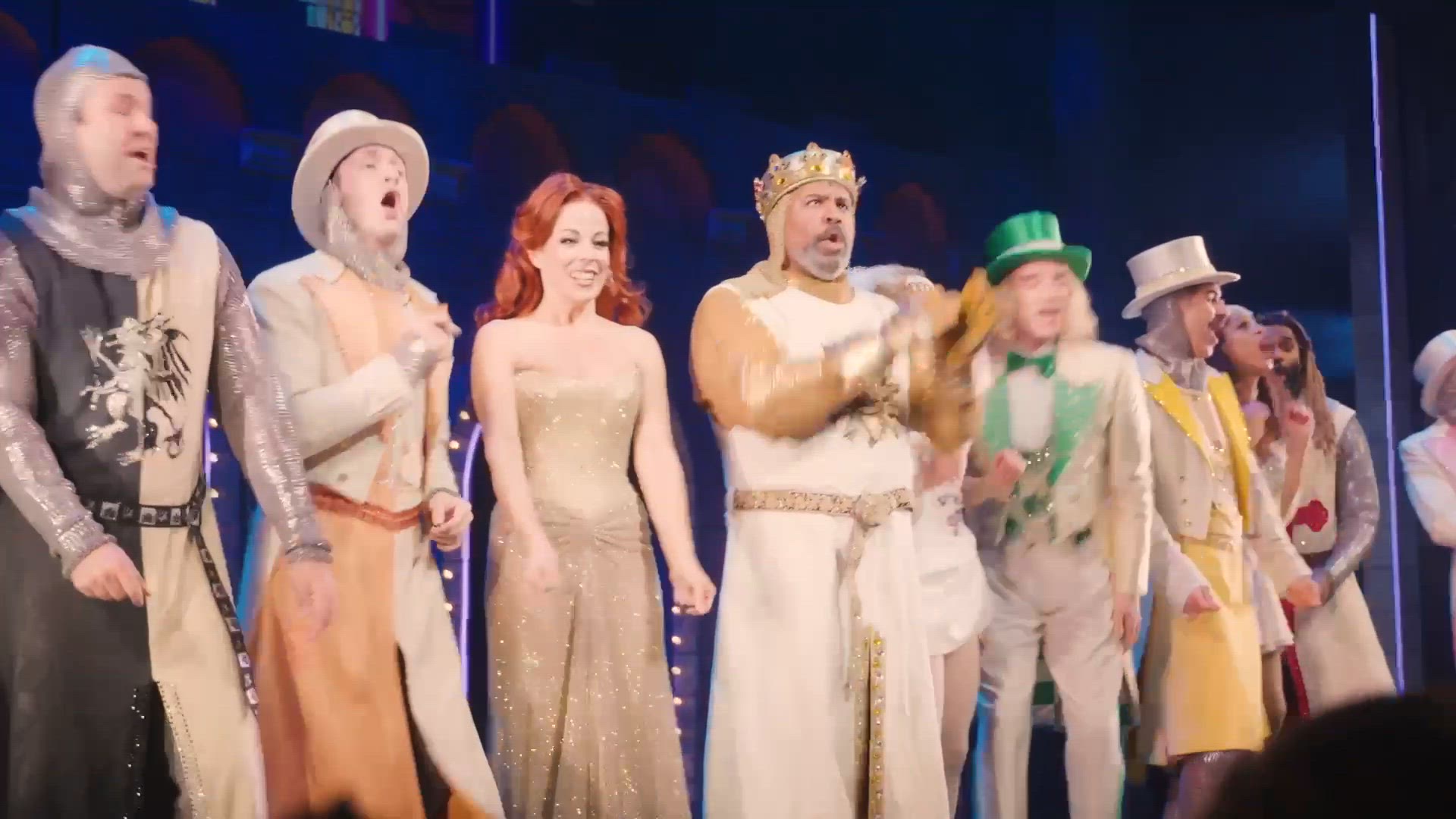 Video thumbnail for Video: SPAMALOT Cast Finds Their Grail on Opening Night