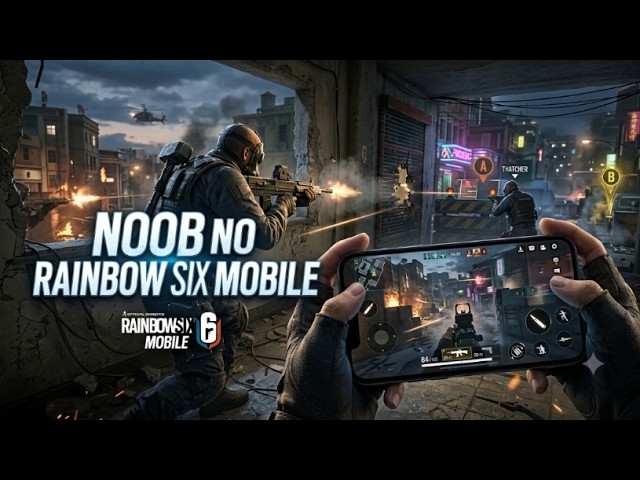 Video thumbnail for RAINBOW SIX MOBILE JOGANDO A ÚLTIMA ATUALIZAÇÃO!