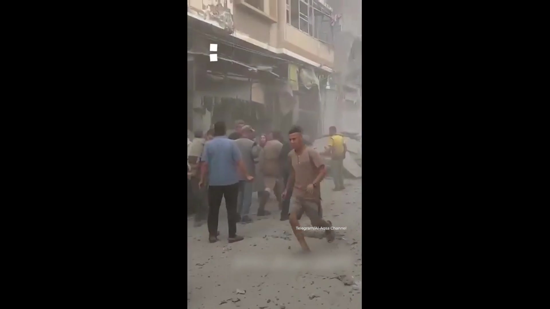'Video thumbnail for Strikes maim children as Israel says Qassam spokesman Abu Obeida targeted'