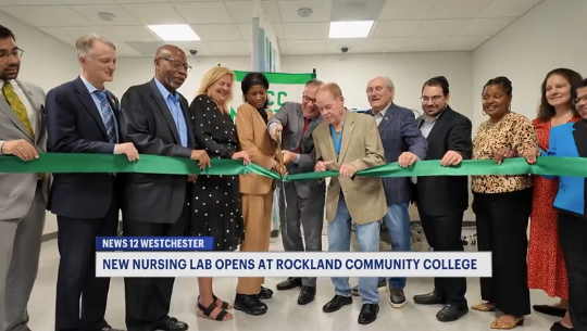 Video thumbnail for Rockland Community College opens new nursing simulation lab