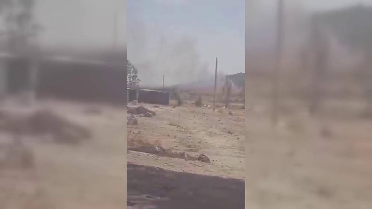 Video thumbnail for Syria: Ammunition Depot Explodes in Deir ez-Zor.