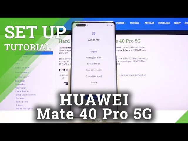 Video thumbnail for How to Set Up HUAWEI Mate 40 Pro – Activation & Configuration