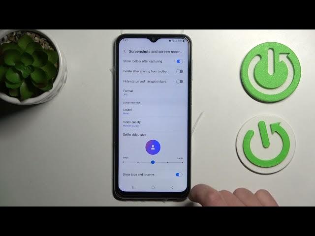 Video thumbnail for How to Show Screen Taps and Touches in Samsung Galaxy M33 - Screen Recording Settings