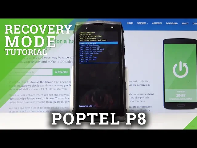 Video thumbnail for How to Open Android System Recovery in POPTEL P8 - Recovery Mode