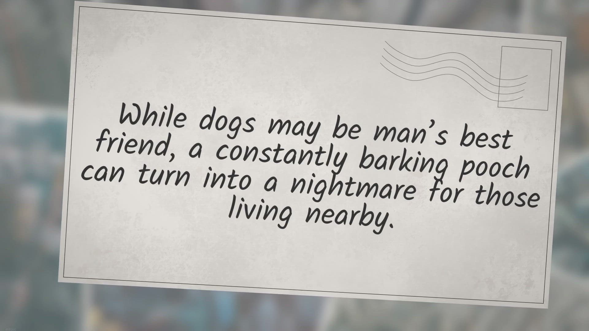 Video thumbnail for How Do You Politely Tell Your Neighbor Their Dog Barks Too Much?