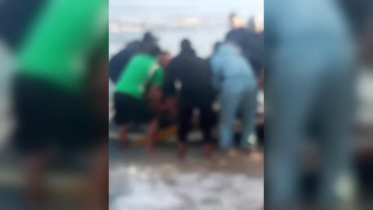 Video thumbnail for Palestinian Fisherman Shot at Gaza Sea.
