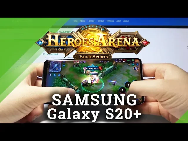 Video thumbnail for Heroes Arena Gameplay on SAMSUNG Galaxy S20+ - Check FPS