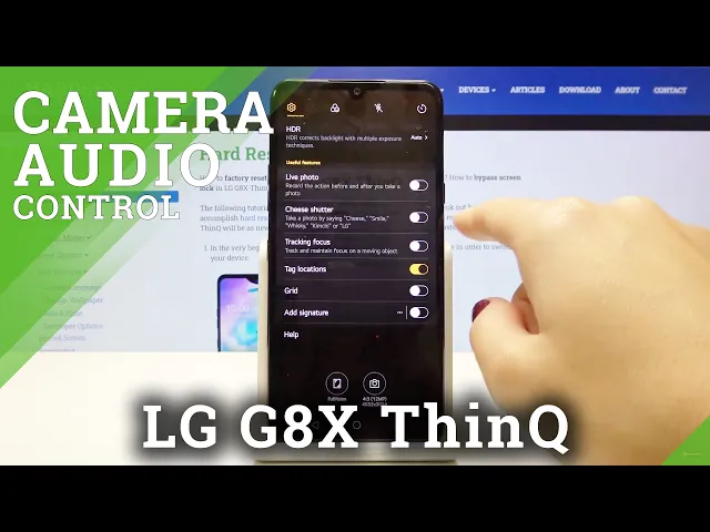 Video thumbnail for How to Activate Audio Control on LG G8X ThinQ – Use Camera Audio Control