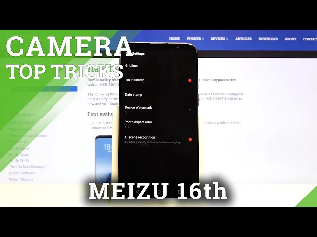 Video thumbnail for Find Out Camera Top Tricks to use on Meizu 16th - Camera Tips