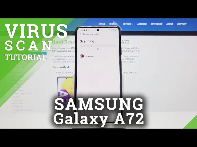 Video thumbnail for How to Virus Scan on SAMSUNG Galaxy A72 – Detect Malware