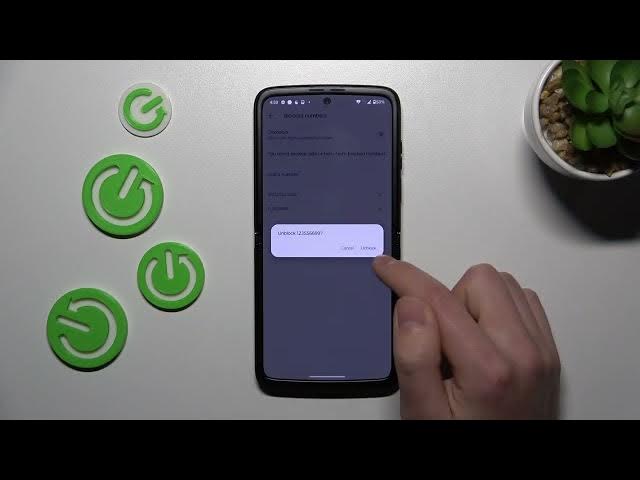 Video thumbnail for Motorola Razr 2022 - How To Unblock Numbers