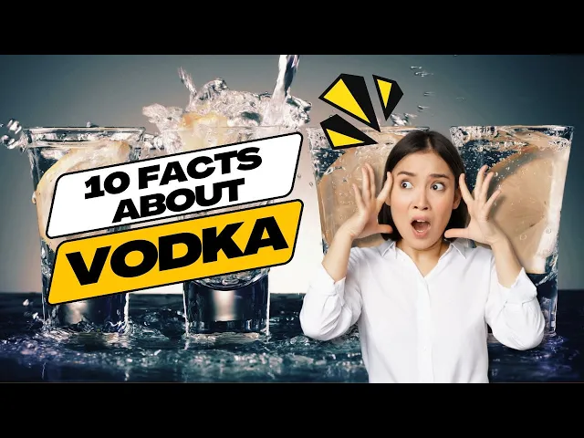 'Video thumbnail for Vodka Vibes! Top 10 Surprising Facts About Vodka #facts #trivia'