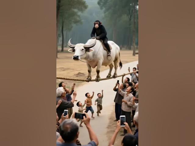 Video thumbnail for Cow along with Monkey Roping Tricks You Won't Believe | Cow Roping Tricks You Can Actually Learn #ai