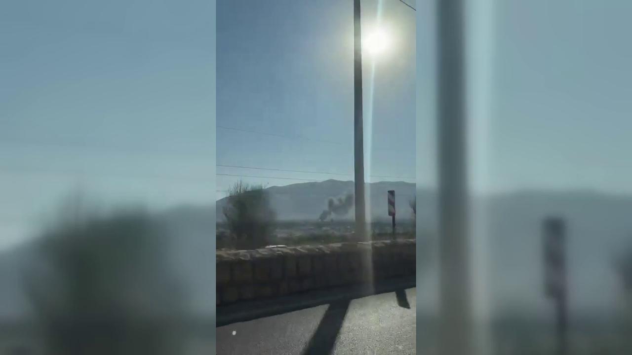 Video thumbnail for Iran: Smoke Rises Over IRGC Base Following U.S. Strike.