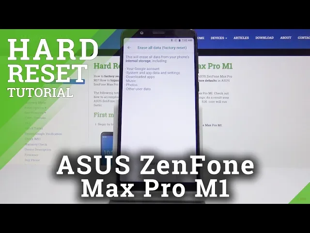 Video thumbnail for Factory Reset ASUS ZenFone Max Pro M1 - Wipe Data / Erase Everything