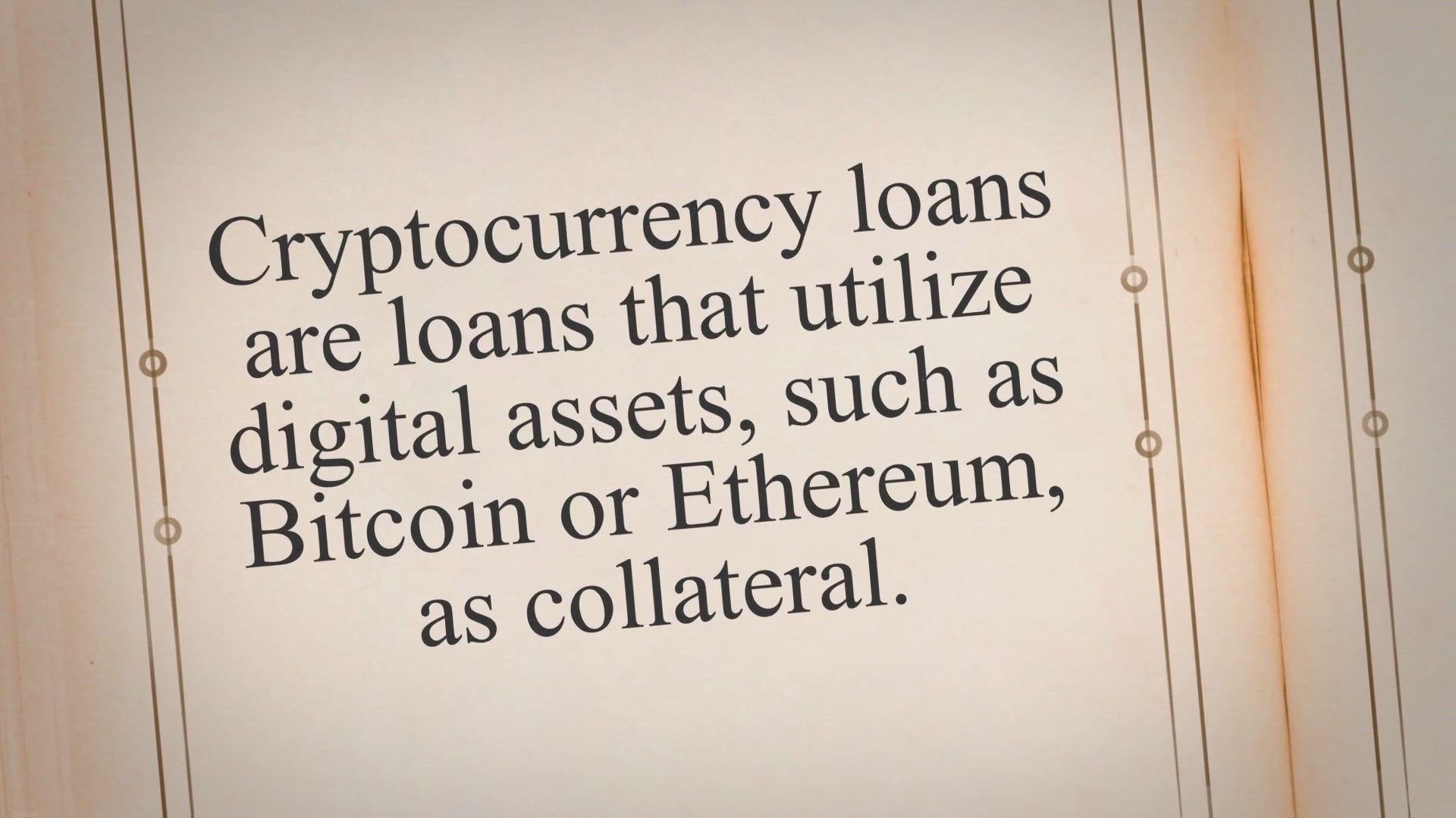 Video thumbnail for Cryptocurrency Loans