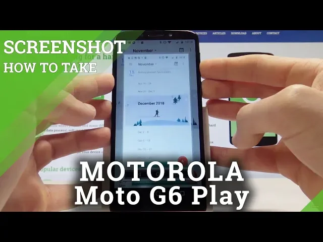 Video thumbnail for How to Take Screenshot MOTOROLA Moto G6 Play - Capture Screen Methods