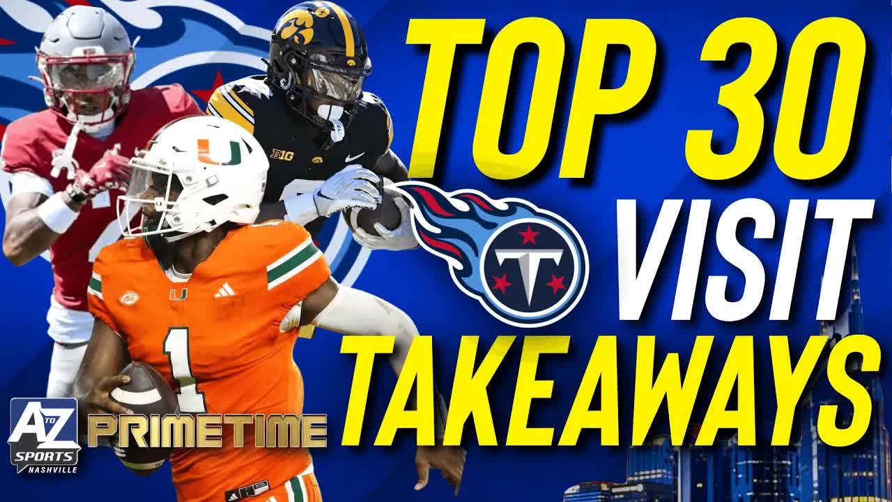 Video thumbnail for What the Titans are telling us with their pre-draft 30 visits