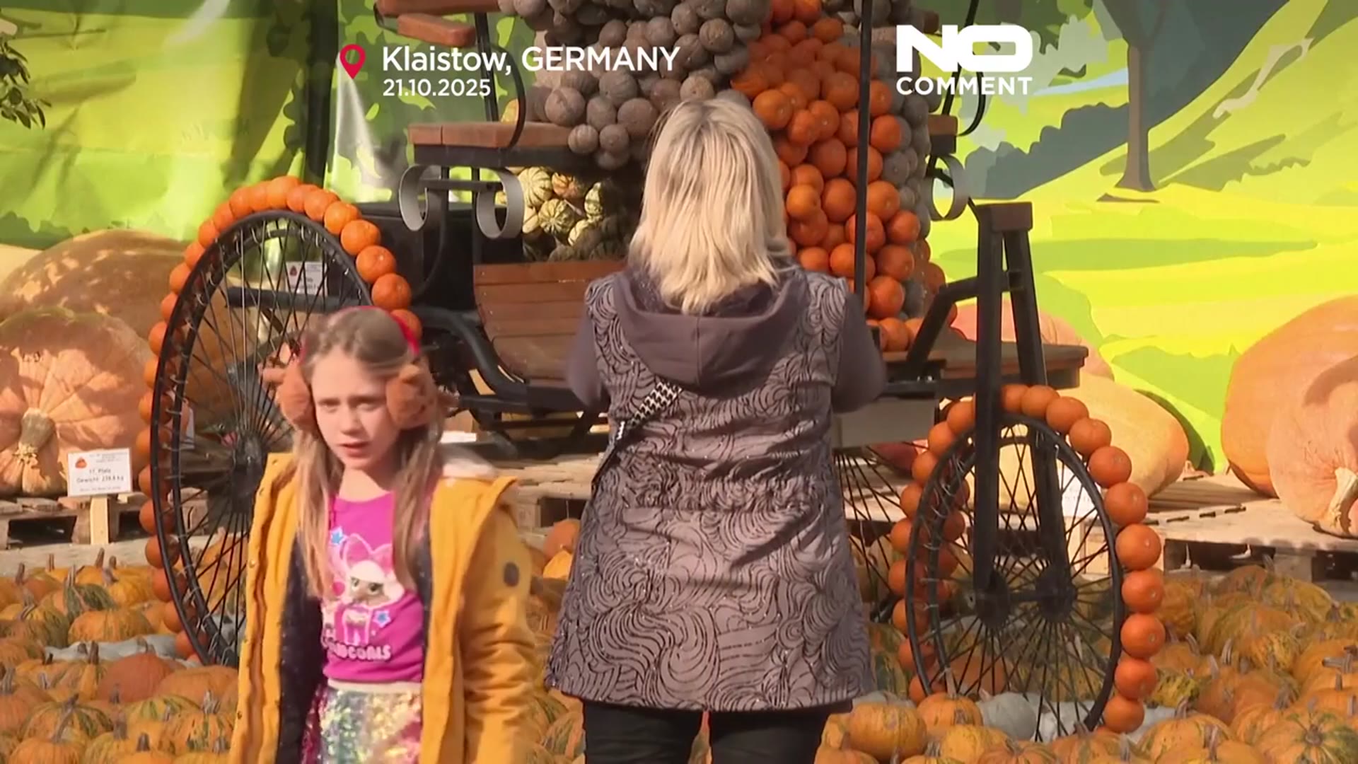 'Video thumbnail for Pumpkins take centre stage at Germany’s biggest autumn festival'