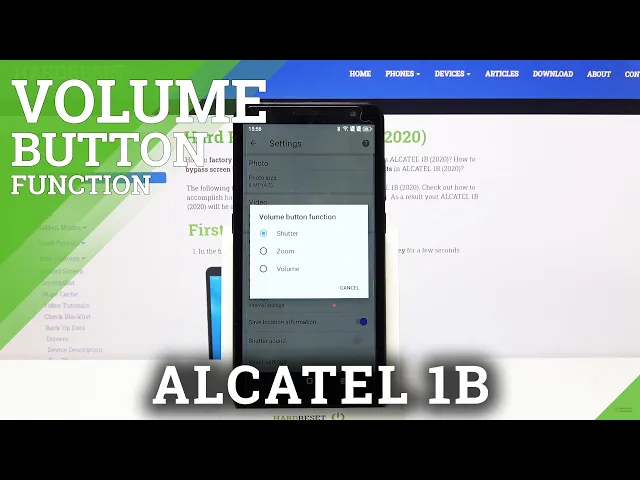 Video thumbnail for How to Change Volume Button Functions in ALCATEL 1B 2020 – Customize Volume Buttons