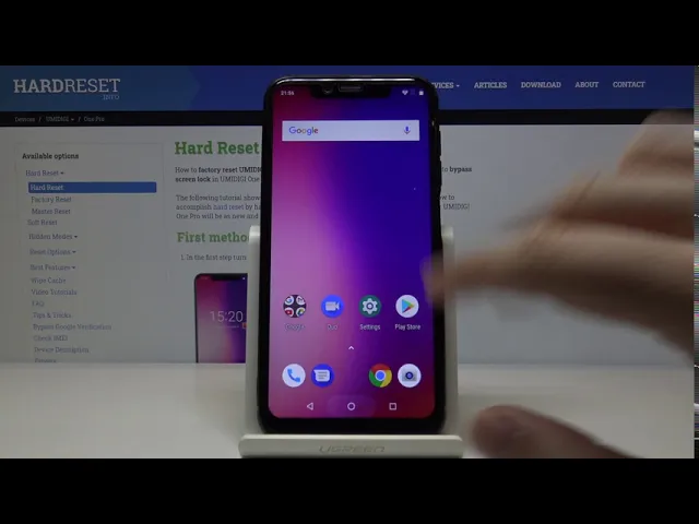 Video thumbnail for How to Change Lock Method in UMIDIGI One Pro - Screen Lock