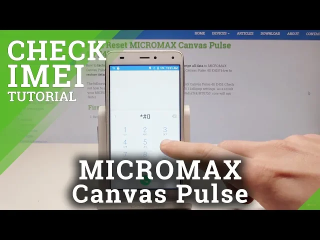 Video thumbnail for Find IMEI Number of MICROMAX Canvas Pulse 4G E451 - IMEI & Serial Number