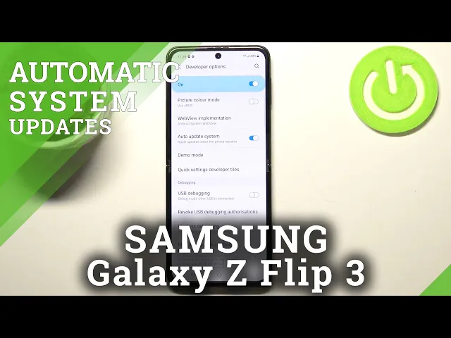 Video thumbnail for How to Turn On Auto System Updates in SAMSUNG Galaxy Z Flip3 5G - System Updates