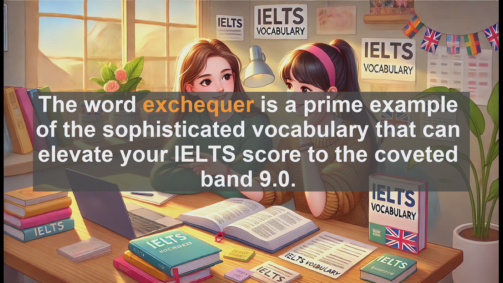 'Video thumbnail for 2000 Must Know IELTS 9.0 Vocabulary - Understanding 'Exchequer': A Key Term for IELTS Success'
