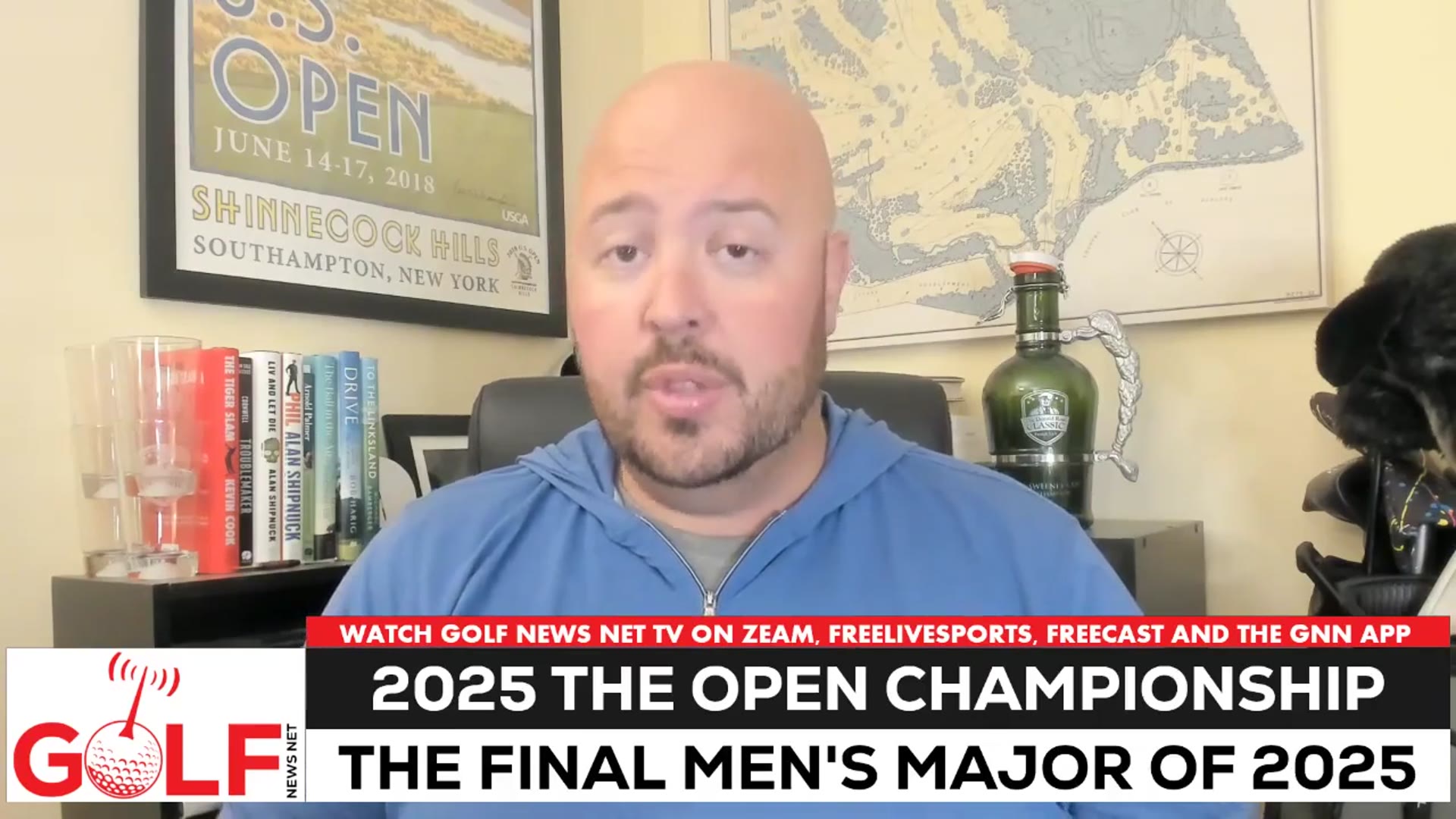 'Video thumbnail for The 2025 British Open Championship is the final men's major'