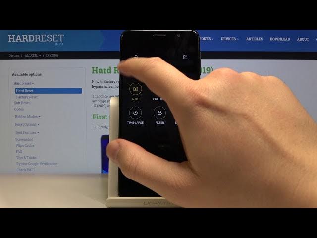 Video thumbnail for ALCATEL 1X (2019) – Change Photo Resolution & Choose new Image Quality