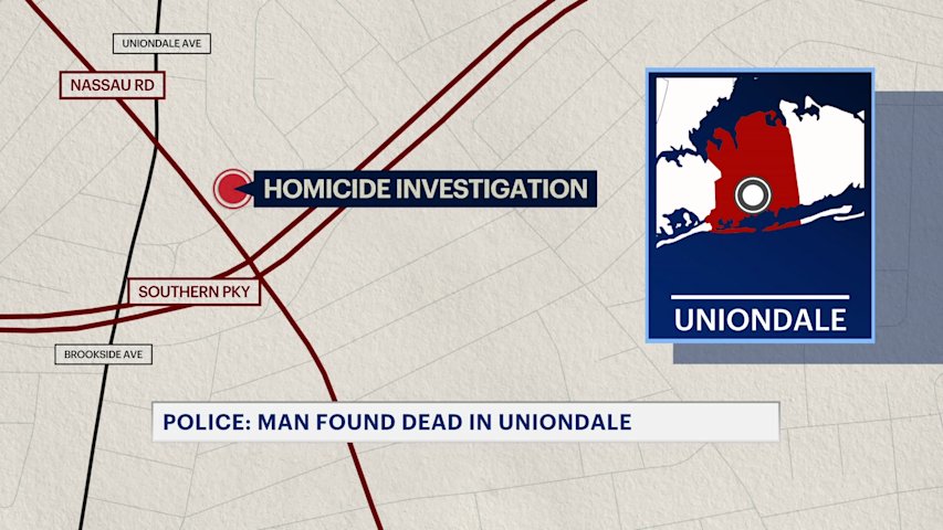 Video thumbnail for Homicide investigation underway after man found dead in Uniondale