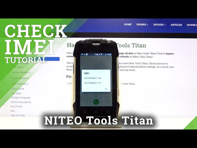 Video thumbnail for How to Check IMEI and Serial Number on Niteo Tools Titan – Find IMEI and Serial Number