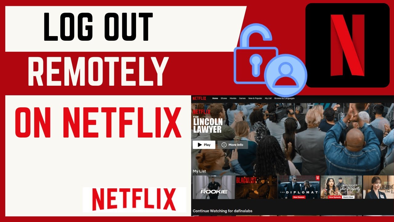 Video thumbnail for How To Log Out Netflix Account Remotely | Log Out Remotely From Any Device