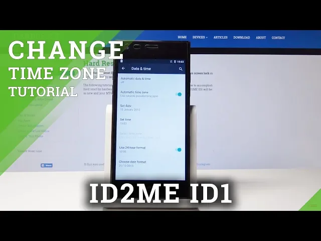 Video thumbnail for How to Change Date & Time in ID2ME ID1 - Time Zone Settings